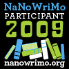 NaNoWriMo Participant Badge 2009