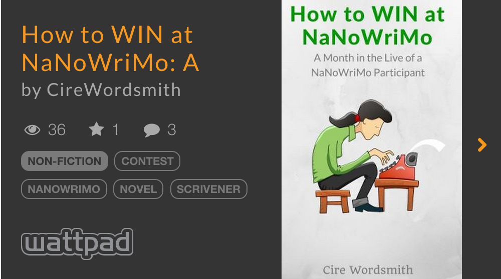 How to WIN at NaNoWriMo story info